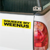 Autocollant De Voiture Serrez mon Weenus (Sur camion)
