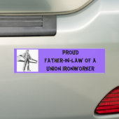 Autocollant De Voiture serrurier, épouse fière d'AUnion I… - Customisé (En voiture)