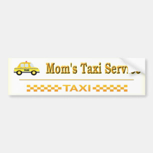 Autocollant De Voiture Service du taxi de la maman