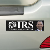 Autocollant De Voiture Service interne de vengeance d'IRS - anti Obama (En voiture)