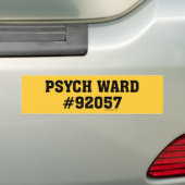 Autocollant De Voiture Service Psych #92057 (En voiture)