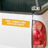 Autocollant De Voiture Seul Jésus peut nous donner un message chrétien d' (Sur camion)
