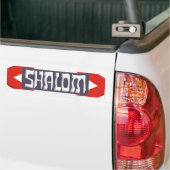 Autocollant De Voiture Shalom (Sur camion)