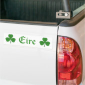 Autocollant De Voiture Shamrock Eire (Sur camion)