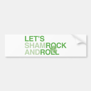 Autocollant De Voiture Shamrock et marche