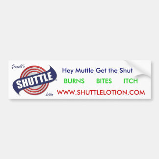 Autocollant De Voiture shuttle1, MORSURES de BRÛLURES