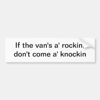 Autocollant De Voiture Si le rockin de l'a du fourgon - adhésif pour