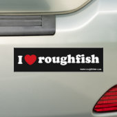 Autocollant De Voiture sig de roughfish du coeur i (En voiture)