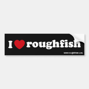 Autocollant De Voiture sig de roughfish du coeur i