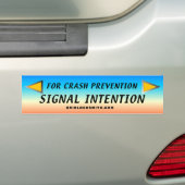 AUTOCOLLANT DE VOITURE SIGNAL-INTENTION (En voiture)
