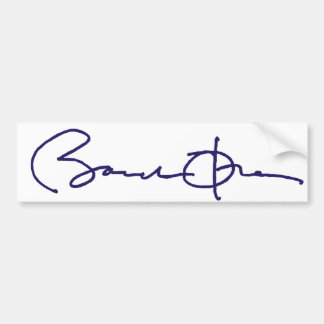 Autocollant De Voiture Signature de Barack Obama