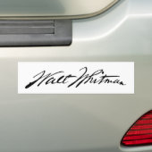 Autocollant De Voiture Signature Walt Whitman (En voiture)