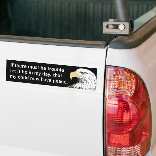 Autocollant De Voiture S'il doit y avoir problème (Paine) (Sur camion)