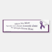 Autocollant De Voiture Silencieux pas plus d'adhésif pour pare-chocs (Devant)