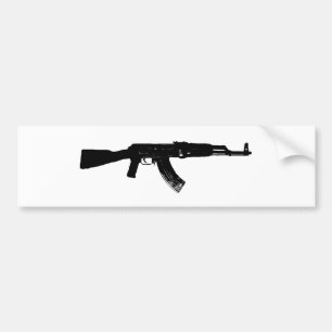 Autocollant De Voiture Silhouette d'AK-47