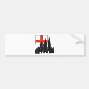 Autocollant De Voiture Silhouette de Fribourg