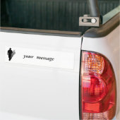 Autocollant De Voiture Silhouette d'un homme (Sur camion)