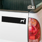 Autocollant De Voiture Silhouette Greyhound (Sur camion)