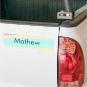 Autocollant De Voiture simple lettre initiale monogramme ajouter votre no (Sur camion)