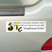 Autocollant De Voiture Simplemente Carlos BumperSticker (En voiture)