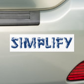 Autocollant De Voiture Simplifier (En voiture)