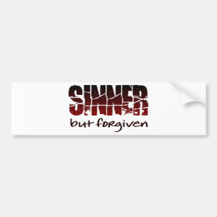 Autocollant De Voiture Sinner mais indulgent