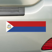 Autocollant De Voiture Sint Maarten Flag (En voiture)