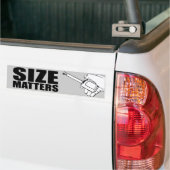 Autocollant De Voiture SIZE MATTERS -.png (Sur camion)