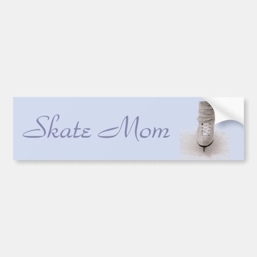 Autocollant De Voiture 'Skate Mom' Bumper Sticker (Devant)