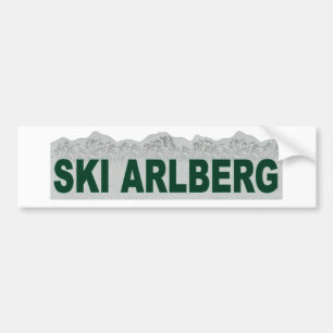 Autocollant De Voiture Ski Arlberg
