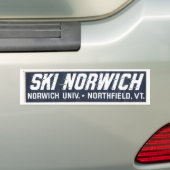 Autocollant De Voiture ski Norwich (En voiture)