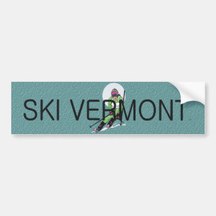 Autocollant De Voiture Ski SUPÉRIEUR Vermont