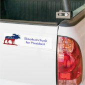 Autocollant De Voiture Skkokumchuck pour le président (Sur camion)