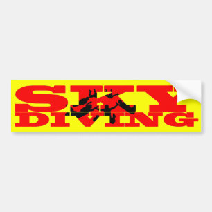 Autocollant De Voiture Skydiving