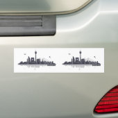 Autocollant De Voiture Skyline de Düsseldorf (En voiture)