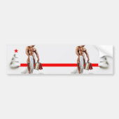 Autocollant De Voiture SlipperyJoe's Christmas shopping livre blanc spira (Devant)