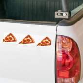 Autocollant De Voiture SlipperyJoe's classique pepperoni pizza tranche fo (Sur camion)