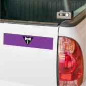 Autocollant De Voiture SlipperyJoe's Lesbian Pride flag Labrys ax triangl (Sur camion)