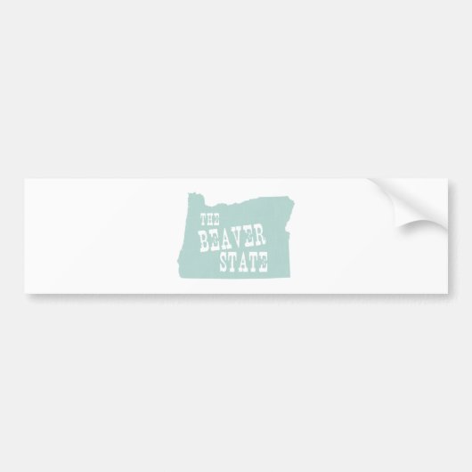 Autocollant De Voiture Slogan de devise d'état de l'Orégon (Devant)