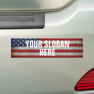 AUTOCOLLANT DE VOITURE SLOGAN PERSONNALISÉ DICTON DE PAYS DRAPEAU PERSONN