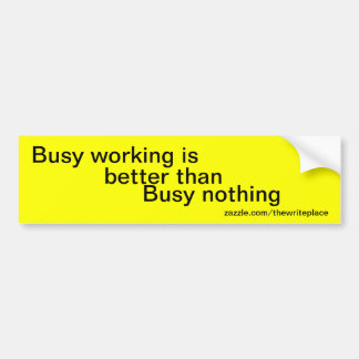 Autocollant De Voiture slogans sur le lieu de travail