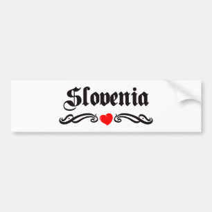 Autocollant De Voiture Slovénie
