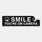 Autocollant De Voiture Smile You’re On Camera (Devant)