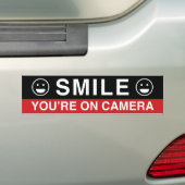 Autocollant De Voiture Smile You’re On Camera (En voiture)