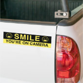 Autocollant De Voiture Smile You’re On Camera (Sur camion)