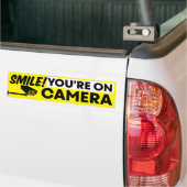 Autocollant De Voiture Smile You're On Surveillance Security Camera (Sur camion)