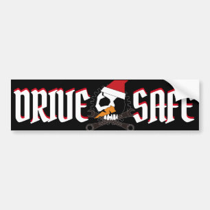 Autocollant De Voiture SNOWMAN SKULETONS Mécanicien du QG
