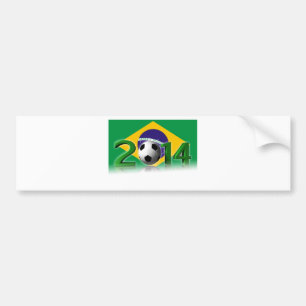 Autocollant De Voiture Soccer World Cup 2014