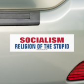 Autocollant De Voiture Socialisme Religion de l'imbécile (En voiture)