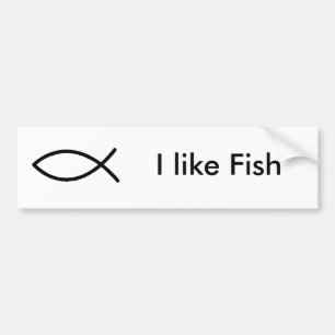 Autocollant De Voiture Société de poissons